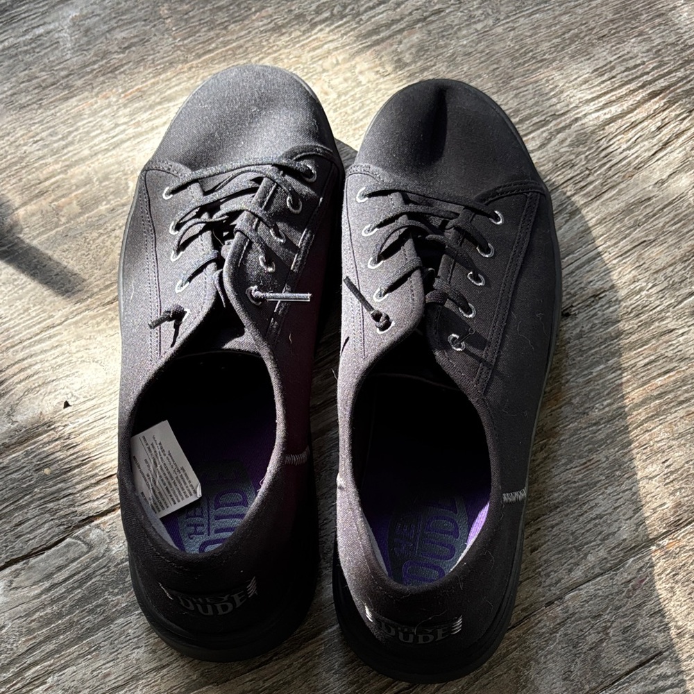 Hey Dude Men's Black Sneakers